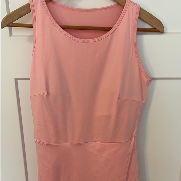 Athleisure Pink Dress + Spandex Shorts - Picture 5 of 10